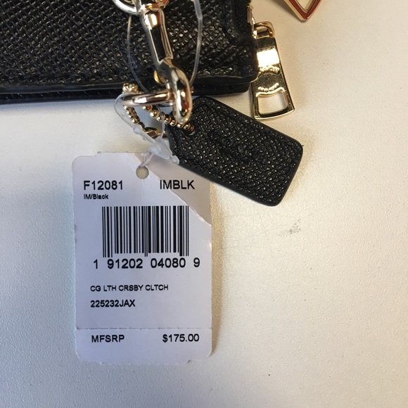 👛 Coach Crosby Clutch - Black ❤️ - Picture 7 of 7